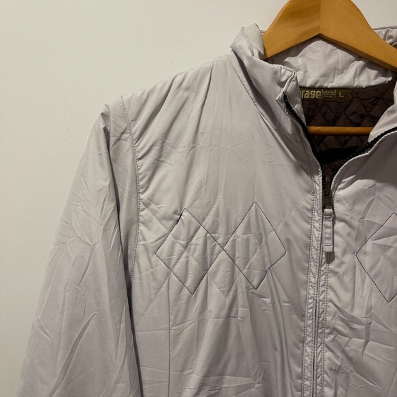 Women Orage Lilac Bomber Jacket size M - Picture 4 of 8